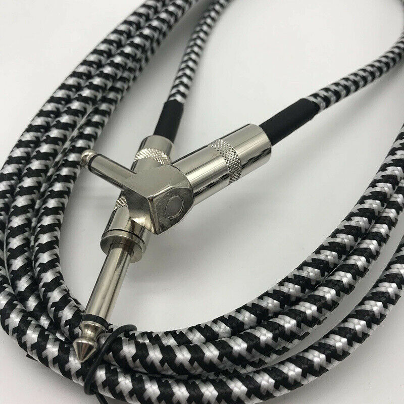 6 Meters/ 20 Feet Electric Guitar Bass Musical Instrument Cable Cord 1/4 In