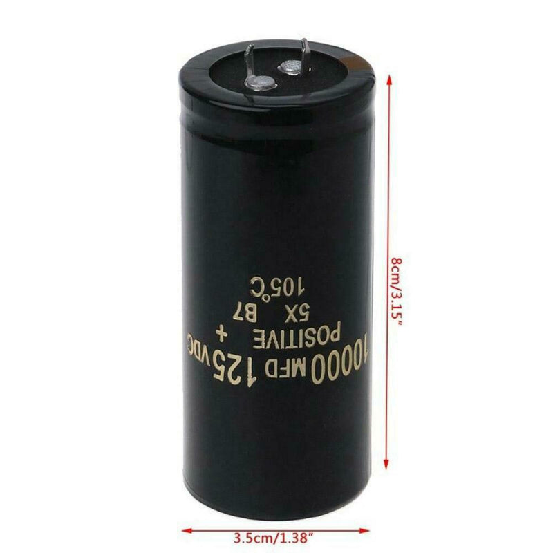 Electrolytic Capacitor 125V 10000uF 35x80mm Replace for 120V 100V Audio A