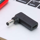 90 Degree USB3.1 USB-C Type-C Female to 5.5 x 2.1mm DC Male Plug Adapter A