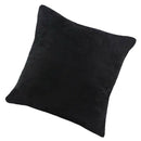 2Pcs Cushion Case Pillow Cover for Sofa Bedroom Car Living Room, 24x24 '', Black
