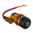 12V Car Motorcycle Cigarette Lighter, Yellow