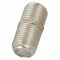 3 x F TO F CONNECTORS, JOINERS, COUPLERS FOR MALE F PLUG + PLUGS X3 C2I9