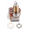 A500K Potentiometer Push Pull Switch Splined Dpdt Pot Shaft 25Mm Electric G