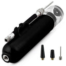 Inflatable Ball Hand Air Pump Inflator With 1 Needles+ 2 Nozzle Air Pump Fo B2Z6