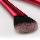 Small Oblique Head Blush Brush Loose Powder Rouge Brush Aluminum Tube Seaml