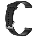 Silicone Adjustable 18mm Watchband Wrist Strap for Ticwacth C2 (Black) A