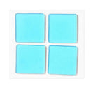 Silicone Drum Muffler Mute Suit Percussion Instrument Accessories (Blue)