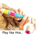 2 Pieces Suitable For Children'S Color Piccolo Flute,Learning Rhythm Instru E9D5