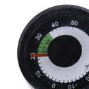Diameter 27mm plastic thermometer circular thermograph fahrenheit indoor outdoor