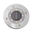 4pcs 8LED Solar Lawn Buried Lamp Waterproof Yard Ground Light (Cold White)