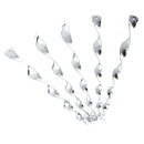 Bird Repellent Wind Twisting Scare Rods Reflective Ornamental Spiral Deterr ME