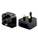 UK 3Pin Travel Plug Adapter Converter European to British Hongkong Socket