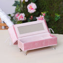 Pink Bowknot Sofa Jewelry Organizer Box for Women Girls, Jewelry Display Storage