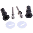 2pc Toilet Seat Top Fix Screws Fixings Universal Expanding Rubber Screw Fitting@