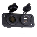 DC 12/24V USB Car Cigarette Lighter Charger Power Adapter 2.1A Cigaret JXO