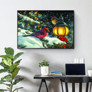 Winter Birds 5D DIY Full Round Drill Diamond Painting Mosaic Decor Craft