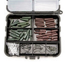 Fishing Tackle Carp Case Lead Clips Hooks Swivels Shrink Rig Tube Terminal Y3G5