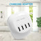 4 Ports USB 2.5V 2A Travel Charger Station Fast Charging Charger EU Plug Adapter