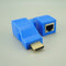 HDMI TX/RX Adapter CAT6 CAT5e Blue HD 1080P Transmitter HDMI Extender Signal