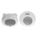2 pcs Ceramic Hamster Hideout Nest House Toys Home Bath for Small Animals