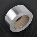 4.8cmx 25M Aluminum Reinforced Tape Insulation Heating Shield Wrap Intake Pipe