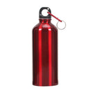 Aluminum Portable Outdoor Sports Water Bottle Kettle with Lid (Red 600ml)