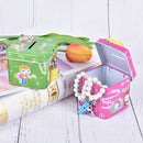 Cute Square Modeling Iron Piggy Bank Money Saving Box Kids Coin Deposit Box