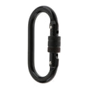 High Strength 25KN Rock Climbing Carabiner Screw Locking Mountain Rescue
