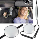 1pc Adjustable Baby Rear View Mirror Car Headrest Mirror for Baby Infant Safety