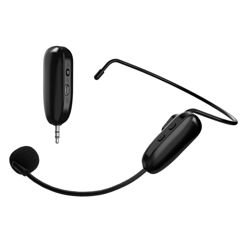 Headset 2.4G Wireless Microphone W/ 3.5mm Plug Receiver For Teacher Tool Kit