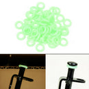 50Pcs Green Color Camping Night Vision Luminous Ring Round Tents Accessories Z