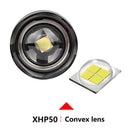 Portable Waterproof XHP50 LED Flashlight Telescopic Zoomable Camping Lamp