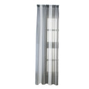 2xColourful Stripes Bedroom Sheer Curtains Faux Linen Voile Curtains~Color_3