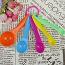 5x Plastic Measuring Spoons (1 / 2.5 / 5 / 7.5/ 15ml) Sugar Cake Baking Spoon JR