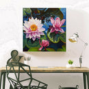 Lotus 5D DIY Full Round Drill Diamond Painting Rhinestone Art Cross Stitich