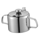 Stainless Steel Sugar Bowl Condiment Pots Seasoning Dispenser Container 10oz