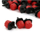 100pcs Plastic Adjustable Emitter Dripper Micro Drip Irrigation Sprinklers