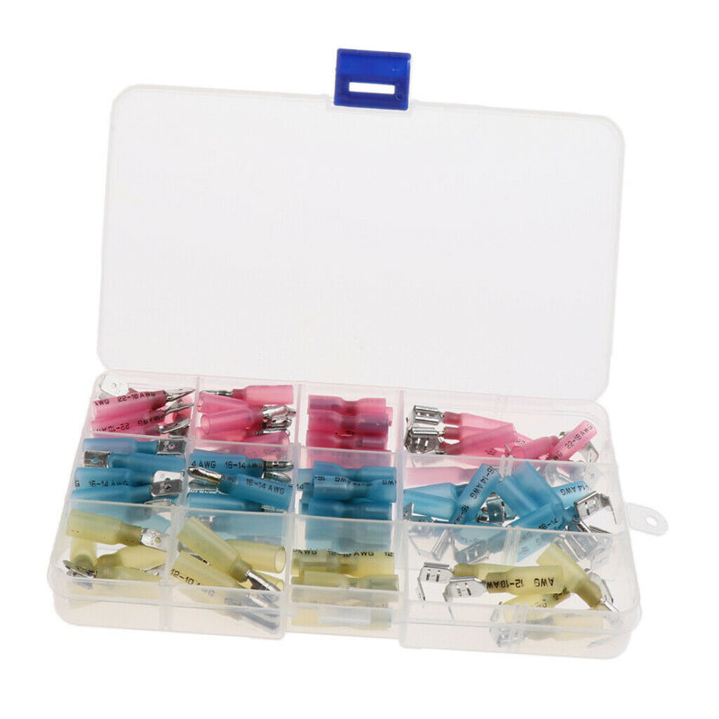 100 PCS HEAT SHRINK CABLE TUBING TUBE SLEEVING SLEEVE WRAP