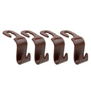 4 Pcs Car Seat Back Hooks Headrest Hanger Organizer Hooks For Handbag Coat  R5K7