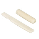 Beige Bone Bridge Saddle And Nut For Acoustic Guitar