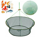31'' Fishing Bait Foldable Crab Net Trap Cast Dip Fish Minnow Crawfish Shrimps