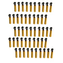 50Pcs Mini Amber Glass Bottles 1ml
