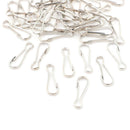 20pcs Metal Lanyard Snap Spring Clips Hooks Findings DIY Length 2.5cm M&O