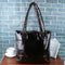 Black Women Space Bale Winter Cotton Totes Lady Shoulder Bag Handbag