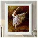 5D DIY Diamond Painting Beauty Ballet Embroidery Cross Stitch Home Decorati Q7G9
