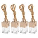 Pack of 8 6ML Car Hanging Perfume Bottle Essential Oil Vial Pendant Decor