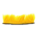 Motorcycle Adhesive Helmet Mohawk Hair Patches Skinhead Costumes Wig Yellow