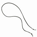 Black PU Leather Non-slip Eyeglasses Chain Holder Necklace Glasses Sunglasses