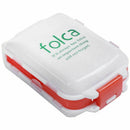 Travel 8 Compartment Medicine Tablet Holder Organizer Dispenser Case Pill B T7Q2