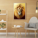 5D DIY Diamond Painting Cross Stitch Kits Lion Full Square Drill Embroidery